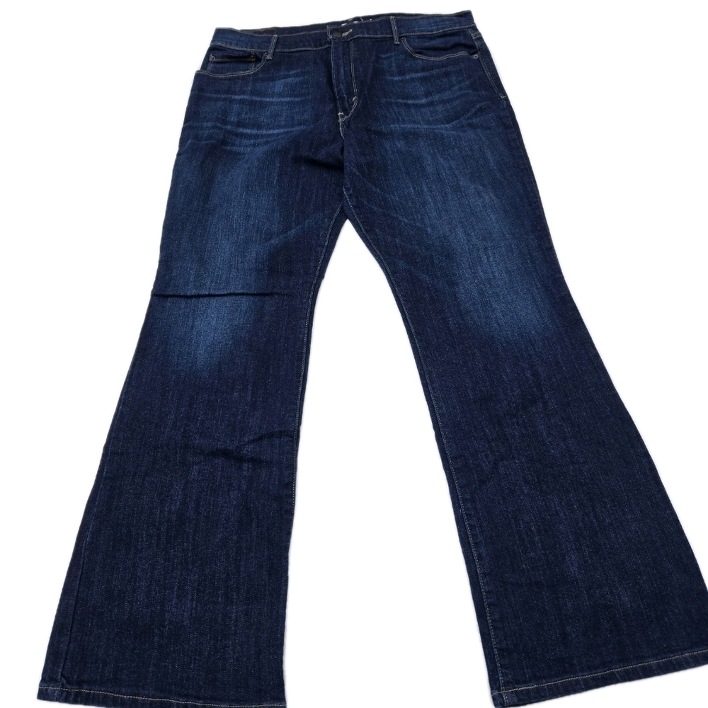 Levi's 515 Bootcut Womens Size 16 Blue Dark Wash Denim Jeans 36x31.5 Rise 11.5"